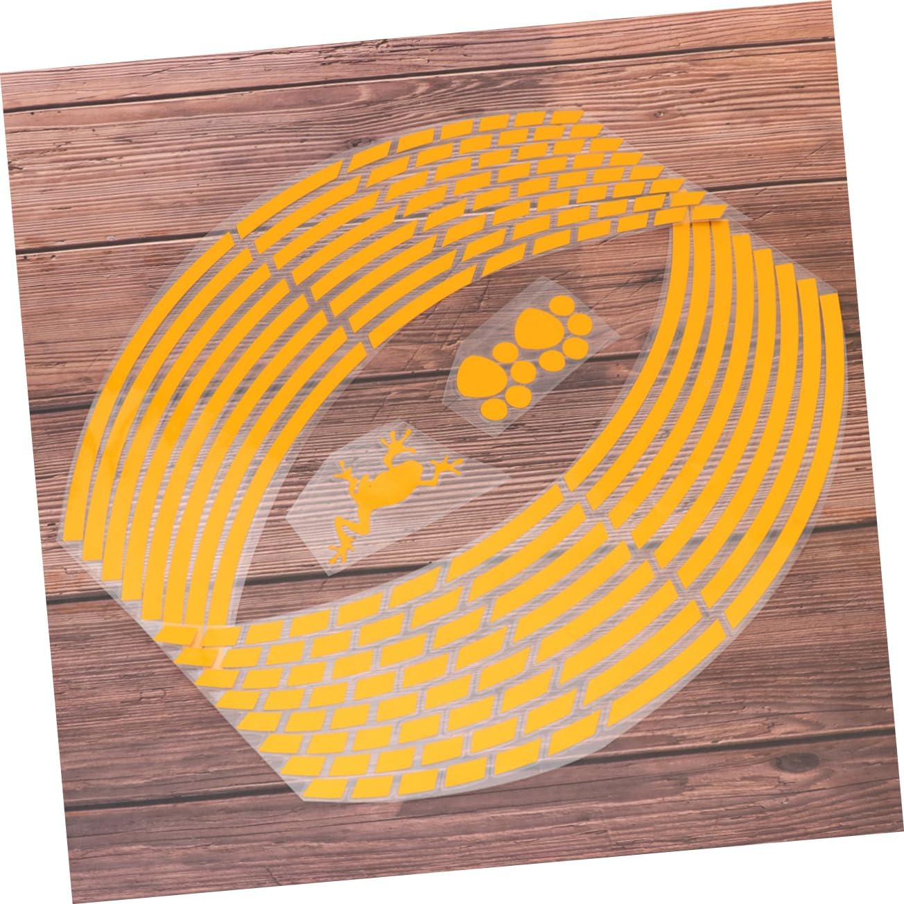 2pcs Motorcycle Wheel Rim Sticker Tire Decals Reflective Graphics for Bike Pvc Material Weatherproof Rim Decal for Car Motorcycle