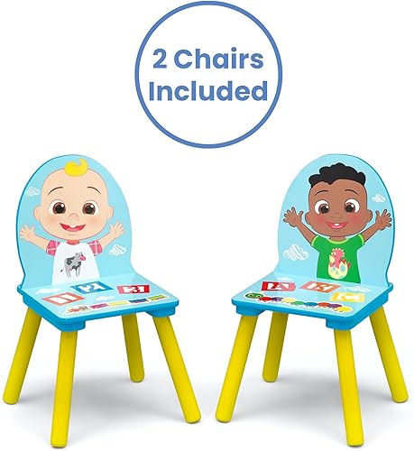 Miniatura 7 de Delta Children - Juego de mesa y silla para niños con almacenamiento (incluye 2 sillas) - Certificado Greenguard Gold - Ideal para manualidades,