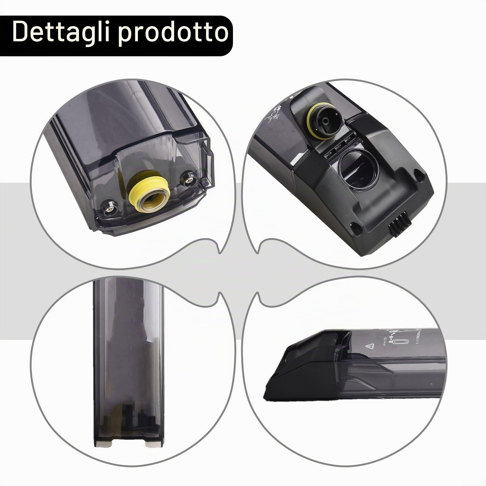 Serbatoio dell'acqua pulita per Floor ONE S5 Wet Dry Aspirapolvere, Funzione di pulizia Sostituzione del contenitore dell'acqua, Ricambi essenziali per la pulizia della casa e accessori