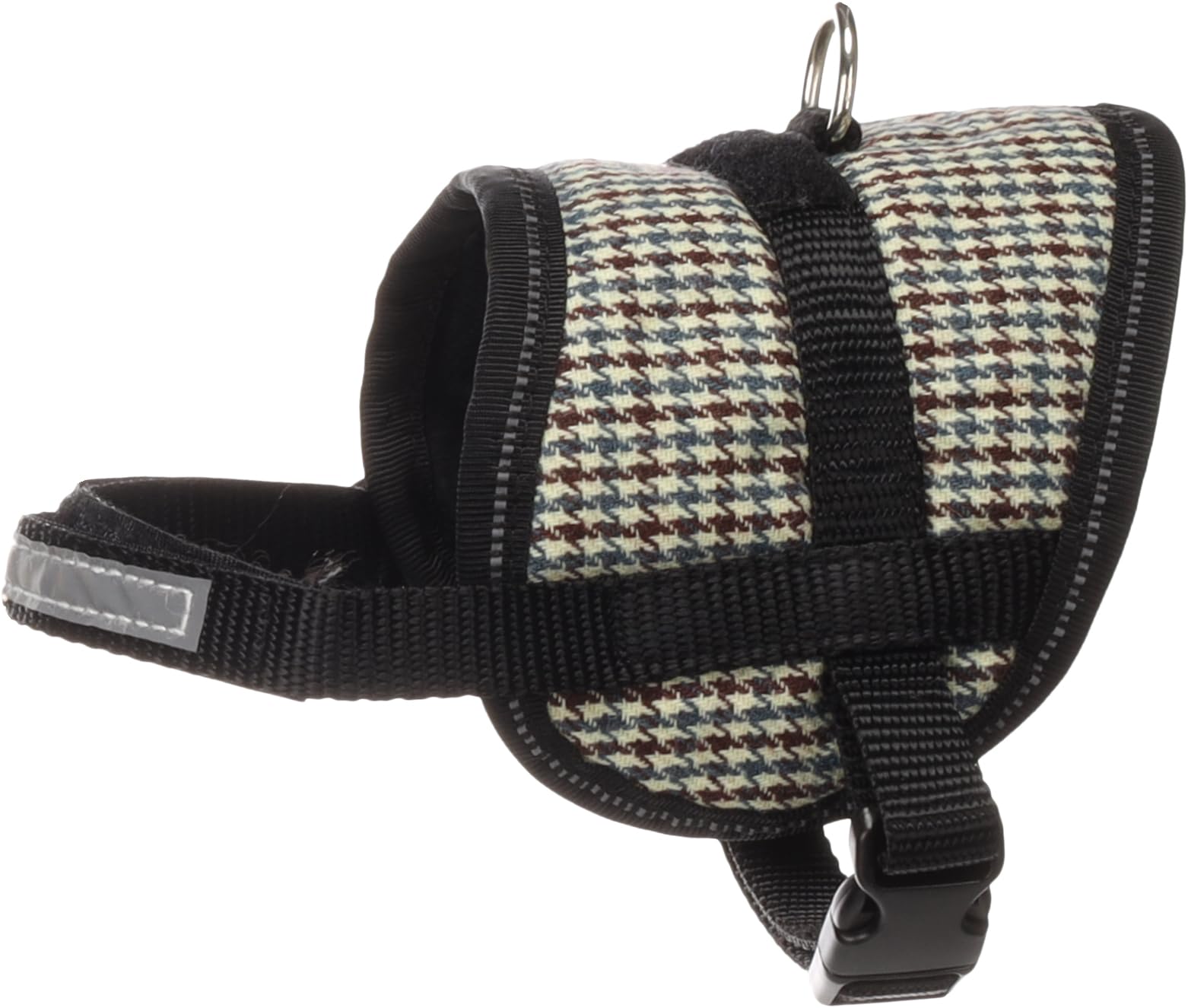 Flamingo Dog Harness Eeny Meeny Blue & Brown M 18-28cm 36-46cm 10cm 15mm