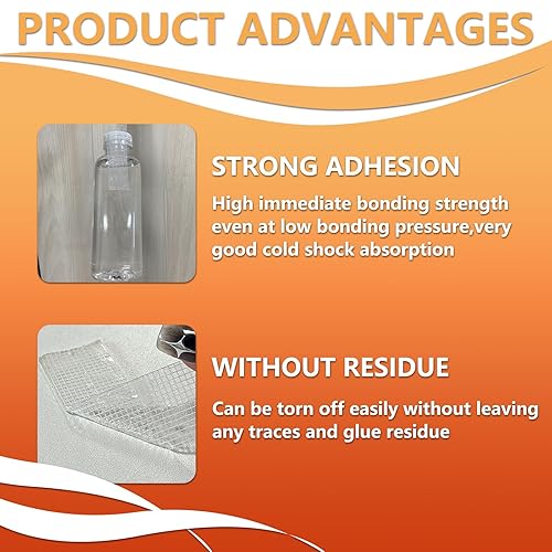 Miniatura 5 de Birllaid Cinta adhesiva nano de doble cara resistente, cinta de montaje fuerte, cinta adhesiva transparente de doble cara para paredespóstercolgar