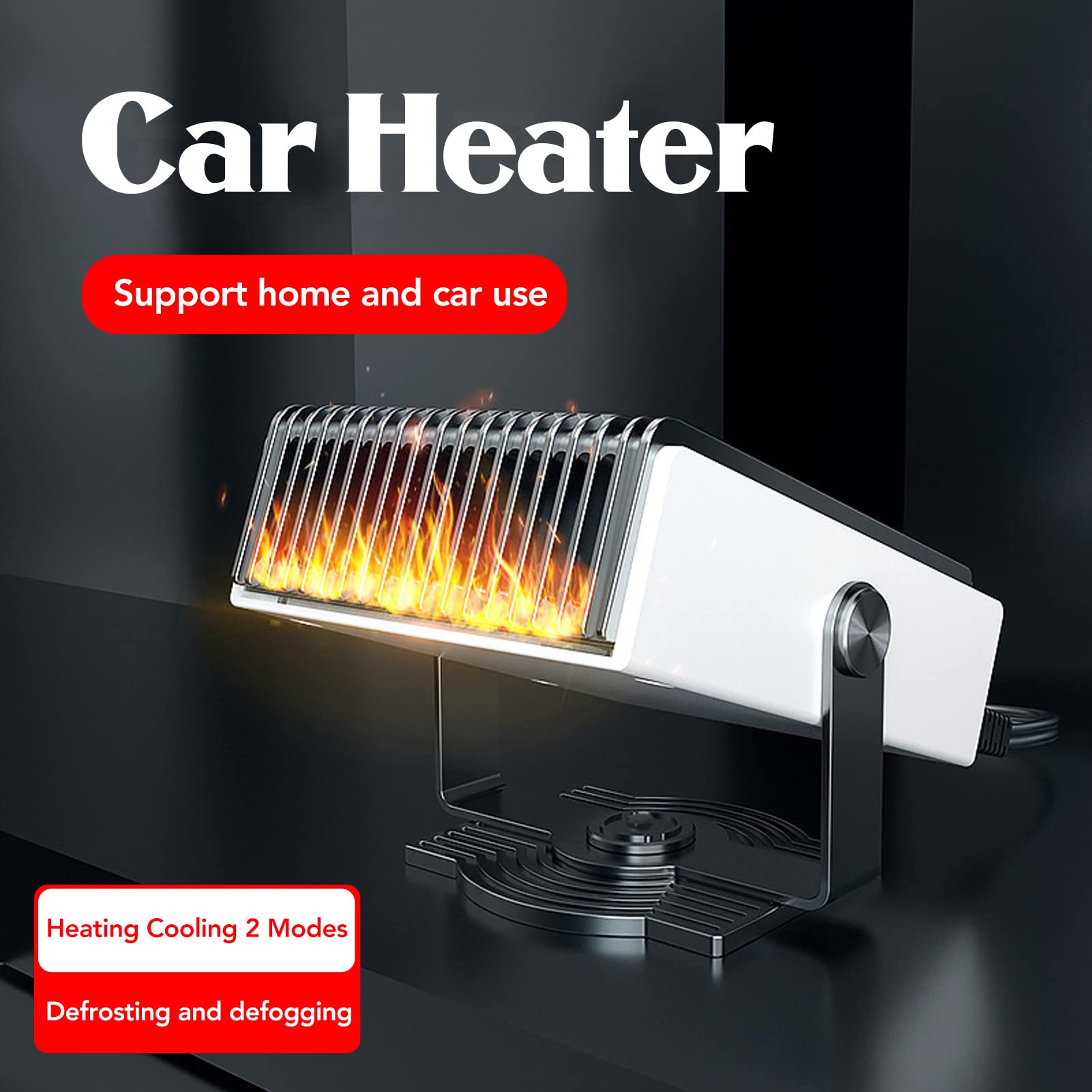 Amazon.co.jp: ポータブルカースペースヒーター、加熱と冷却の2モード