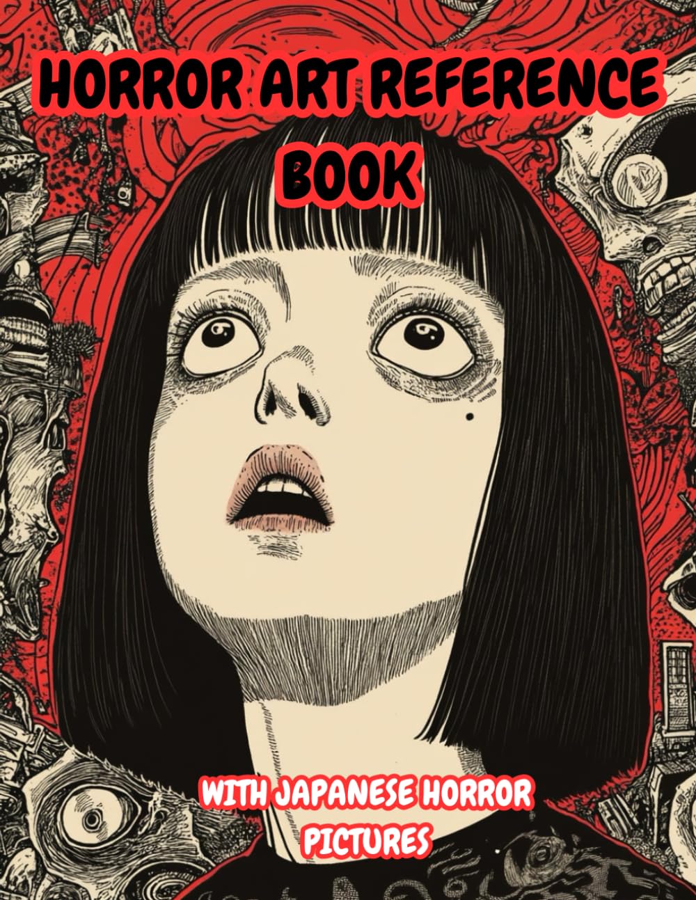 Japanese Horror Art Reference Book for Drawing or Artworks and for Artists