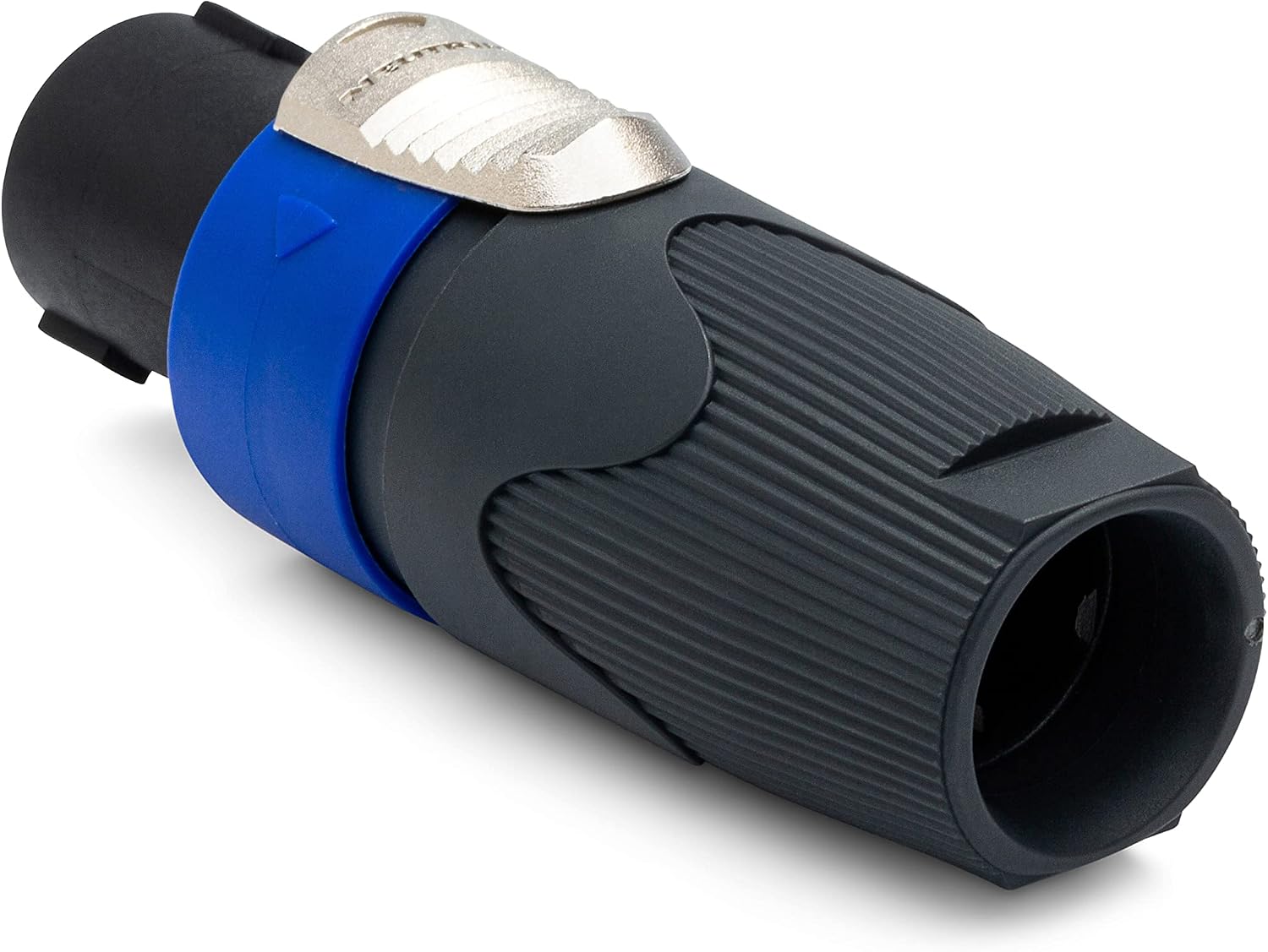 Neutrik NL4FX 4-Pole speakON Cable Connector, Dark Grey Bushing