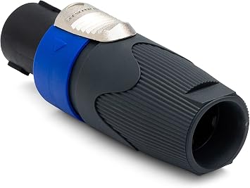 Neutrik NL4FX 4 - موصل كابل palkingON ، جلبة رمادية داكنة