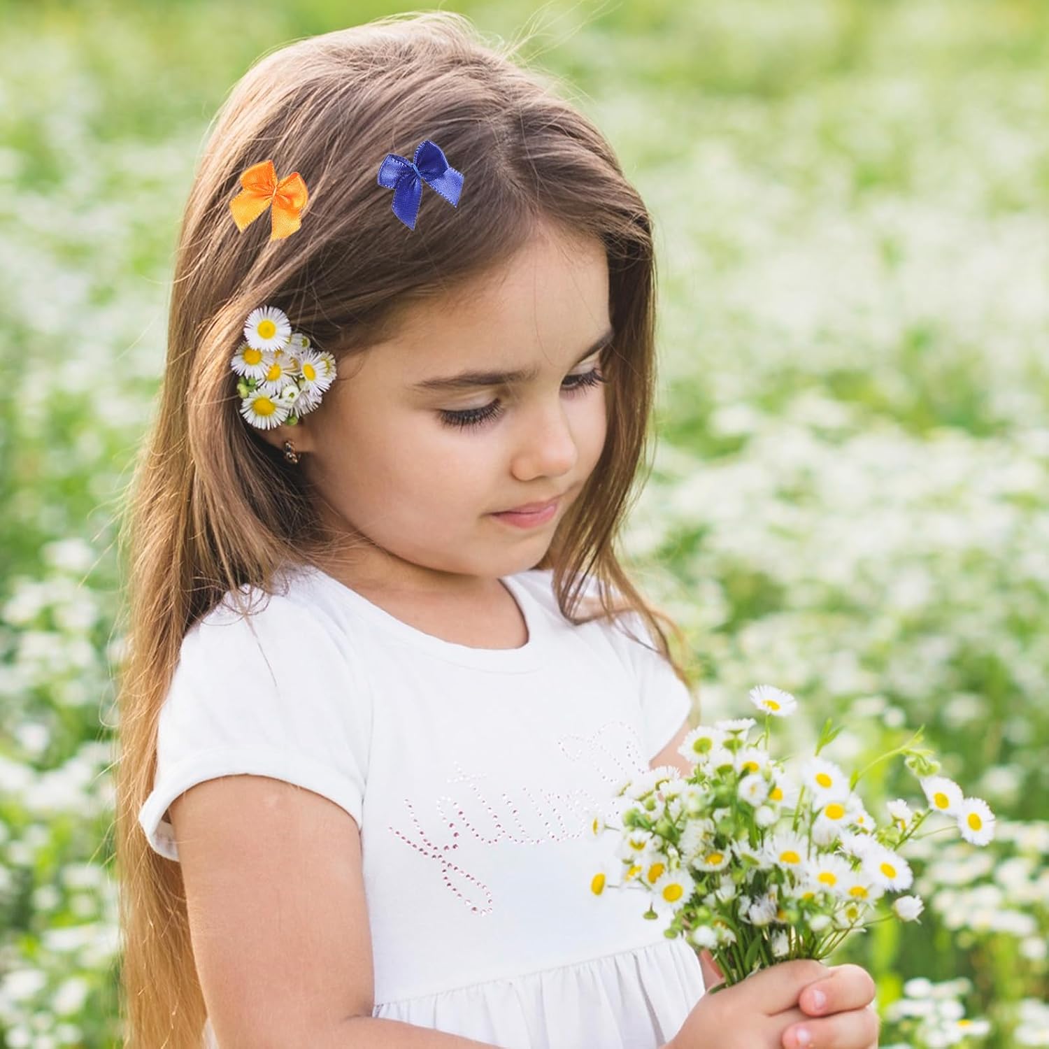 Mini Bows, 100 Pcs 1 Inch Multicolor Ribbon Bows Small Premade Bow Tiny Satin Ribbon Bow for DIY Crafts Sewing Scrapbooking Gift Wrapping Hair Accessories Christmas Party Decorations (20 Colors) - Image 5