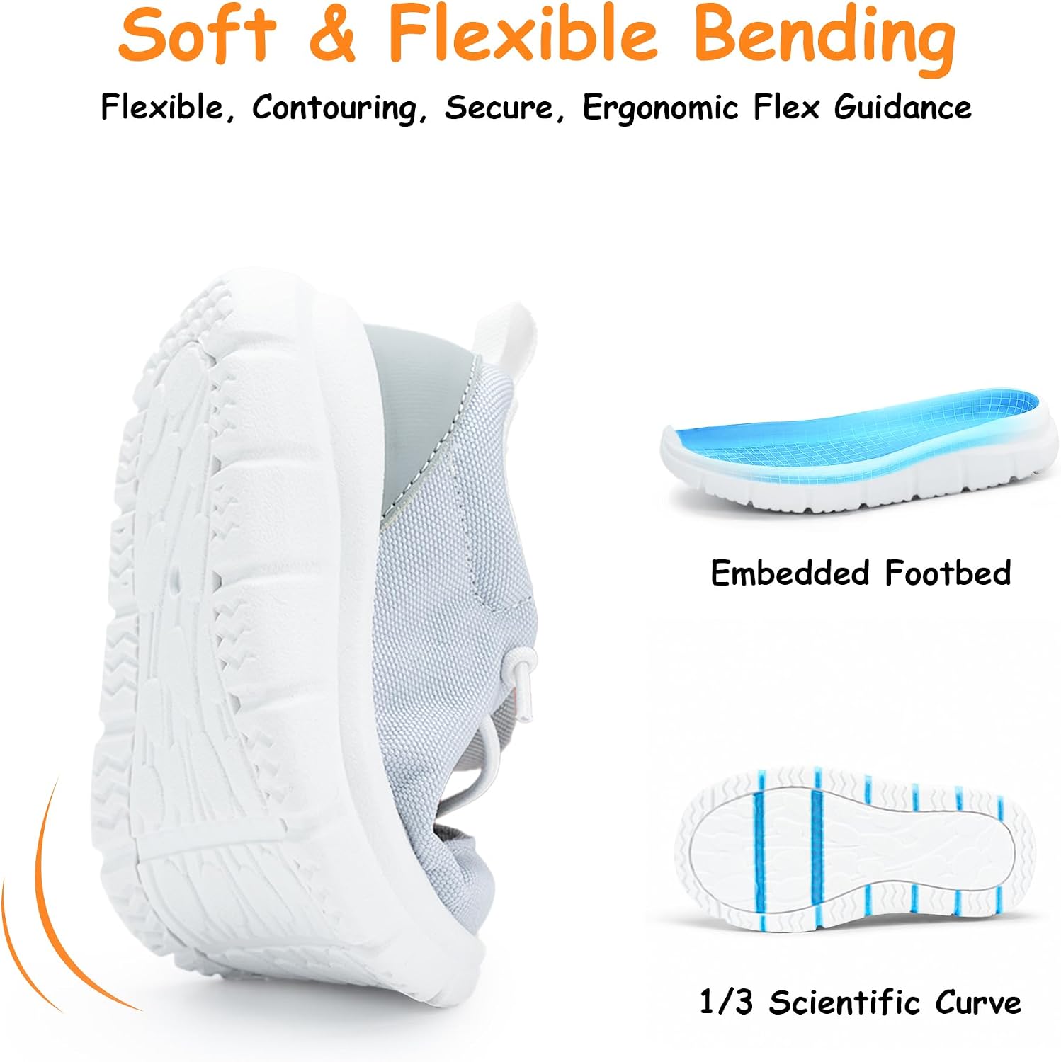 SKYWHEEL Toddler Boy Dress Shoes Casual Boat Loafers with Cushioned Lightweight Non-Slip Outsole Quick-Dry Breathable Upper Wide Toe Box Slip-On Collar Easy On and Off for Daily Walking Running School