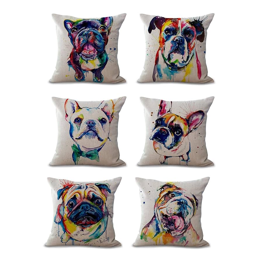 アメリカブルドッグクラブ　犬　マルチカバー　ソファーカバー　ラグ　170x126 動物 マルチカバー ソファーカバー ヴィンテージラグ 151x119