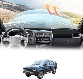 CARTIST Dash Cover Compatible with Nissan Pathfinder 1994 1995/Nissan Hardbody D21 Pickup Truck 1994-1997 Dashboard Cover Mat Non-Slip Carpet Sunshield Glare UV Rays Protector