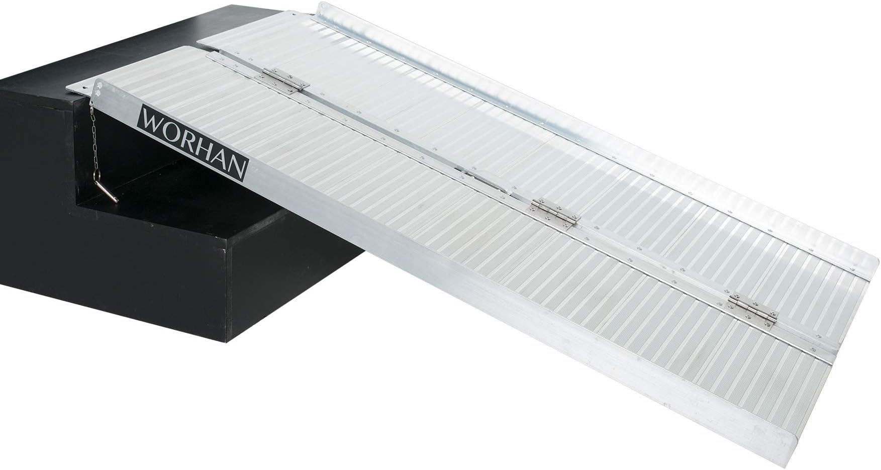 WORHAN® 122cm Mobility Scooter Wheelchair Ramp 4ft Folding Access Disabled Single fold Platform 1R4