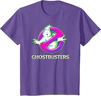 Kids Ghostbusters Neon Tone No Ghost Logo Movie T-Shirt
