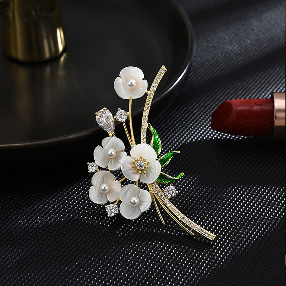 Broches para Mujer, Broche de Ramo de Flores, Broche para Traje, Solapa, Vestido