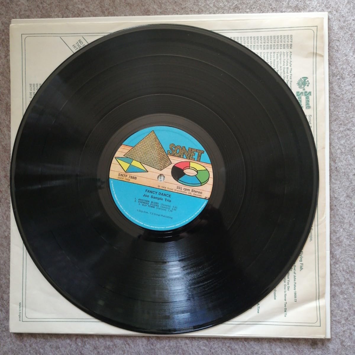 Amazon.co.jp: LP Record joe sample Joe Sample Fancy Dance FANCY 