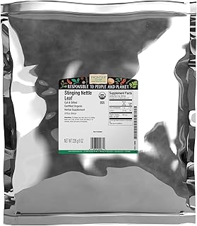 Frontier Co-op Organic Stinging Nettle Leaf, Cut and Sifted - For Making Nettle Tea - Kosher | 16 Ounce (Pack of 1)