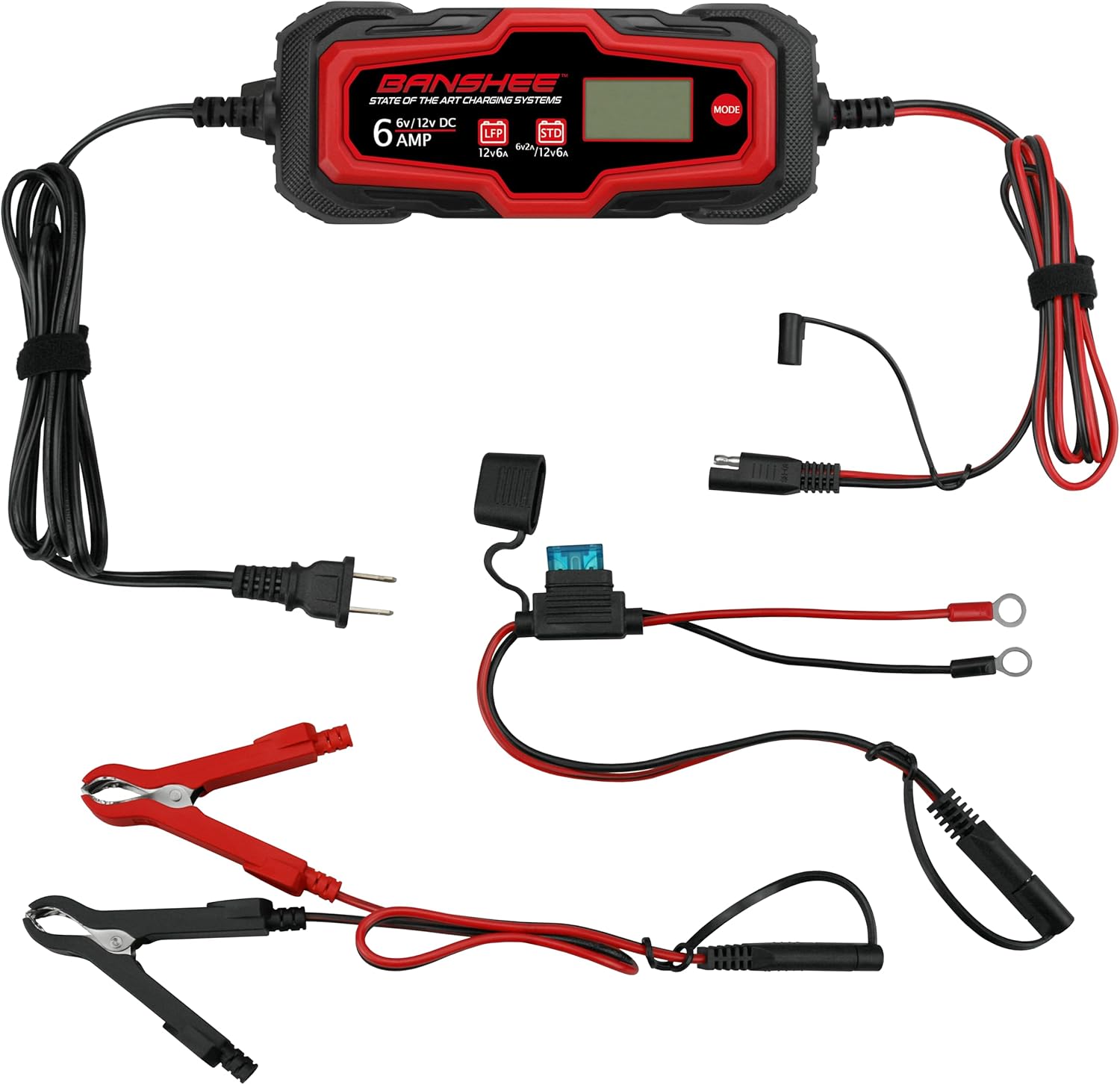 Banshee battery charger operating in extreme hot and cold conditions