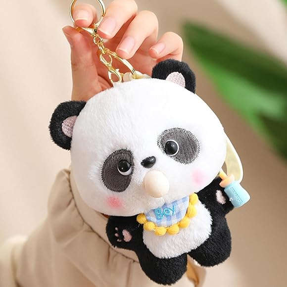 Amazon.co.jp: パンダぬいぐるみキーホルダー、パンダぬいぐるみキー 