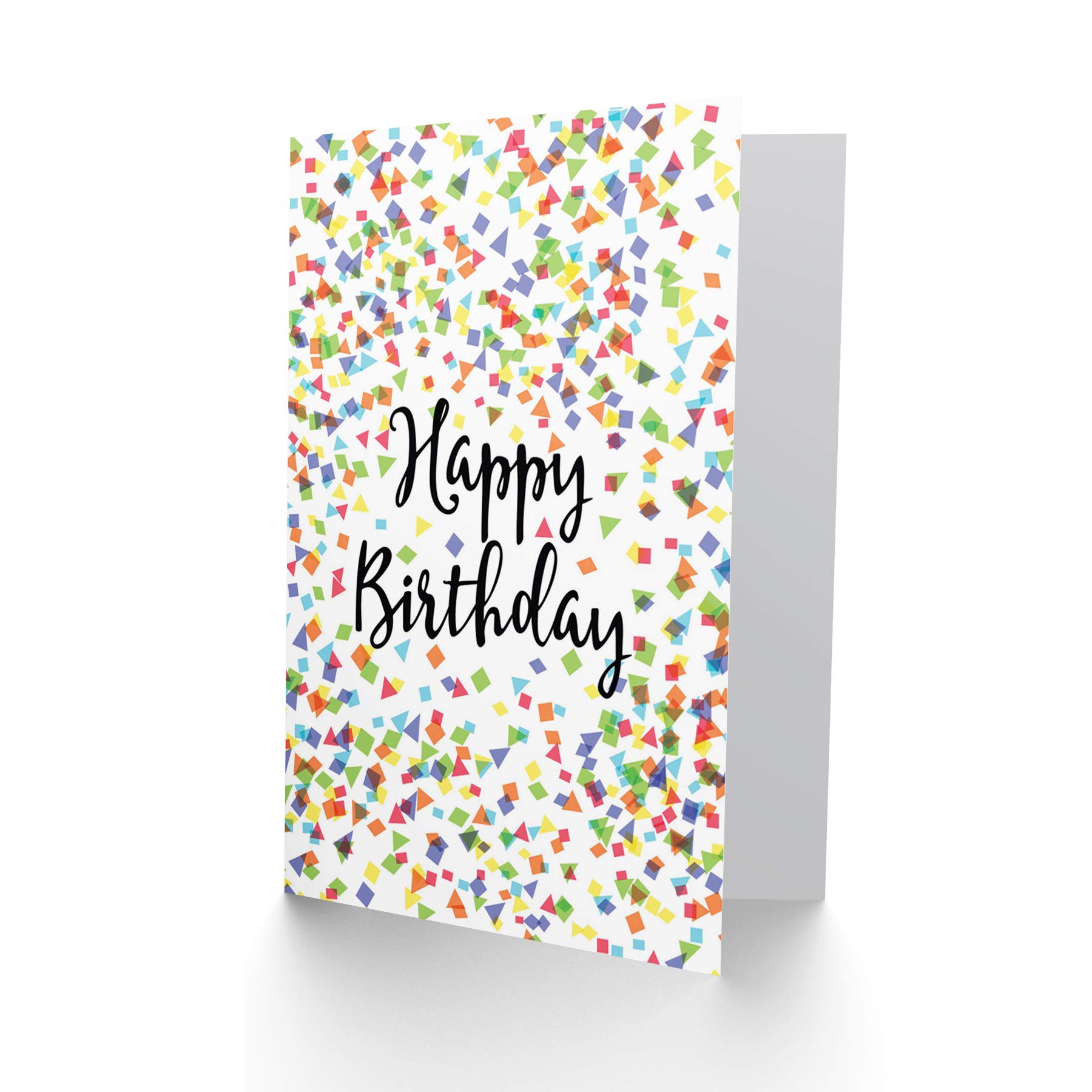 Wee Blue Coo Geburtstagskarte – Buntes Konfetti-Design, 17,5 X 12,5 Cm