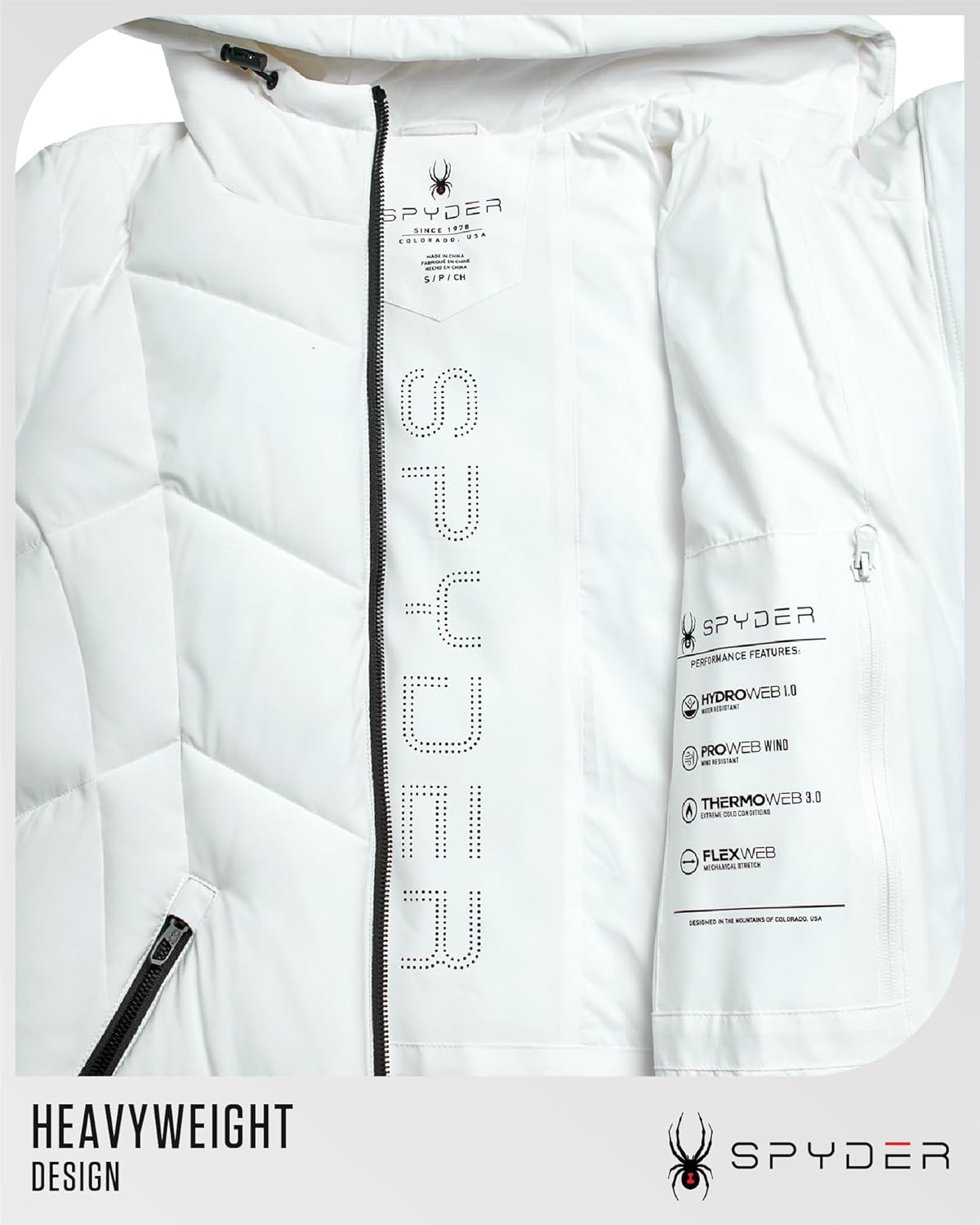 Spyder Womens Long Winter Coats - Cozy Long Puffer Coats for Women Wind & Water Resistant Hooded Quilted Jackets for Women - Image 5