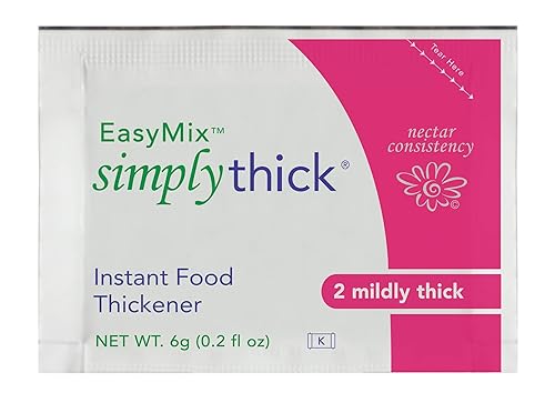 Miniatura 2 de SimplyThick EasyMix  200 unidades de paquetes individuales de 0.21oz  Espesante de gel para aquellos con disfagia y trastornos de deglución  Crea un