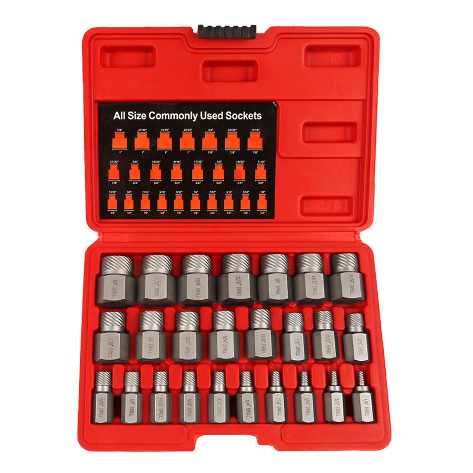 CYDZSRA Alloy Steel Bolt Remover Tool Designed to Efficiently Extract Damaged Fittings and Streamline Repairs Damaged Screws Extractor Set Fittings Accessory