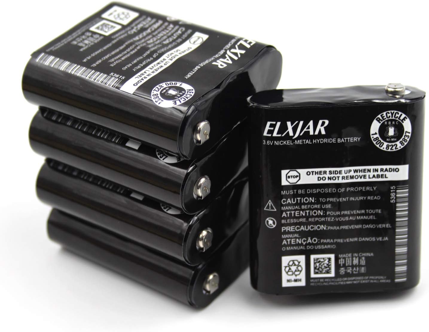 (5-Pack) 3.6V 1000mAh Rechargeable Batteries for Motorola 53615 m53615 KEBT-071A KEBT-071-B KEBT-071-C KEBT-071-D Talkabout 5950 T4800 T4900 T5000 T5800 T9500R Two-Way Radio : Electronics