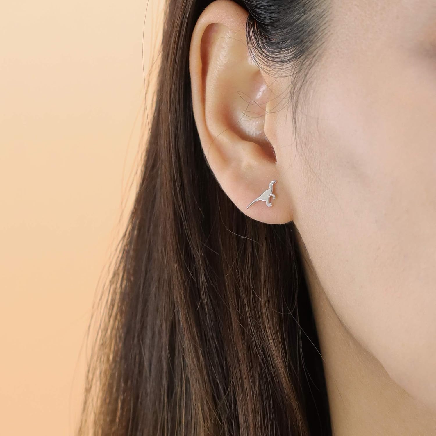 Boma Jewelry Sterling Silver Velociraptor Dinosaur Stud Earrings - Image 2