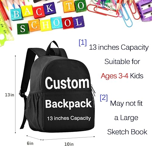 Miniatura 6 de Naanle Mochila personalizada para niños y niñas, mochila personalizada, Multicolor 34, Mochilas de mochila