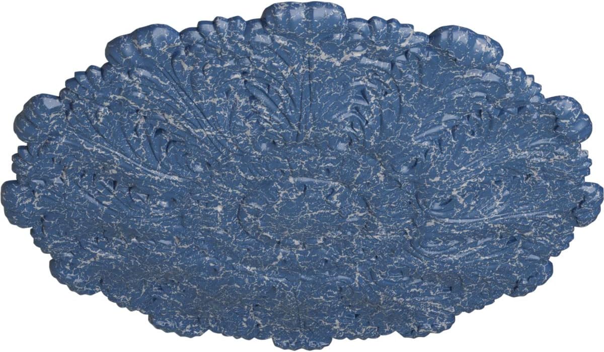 31"OD x 1 1/2"P Durham Ceiling Medallion (Fits Canopies up to 4 1/4"), Hand-Painted Americana Crackle