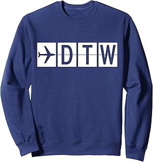 DTW Detroit Metro Airport Sweatshirt