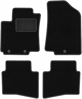 LUX Velour Car Mats for Kia Rio III UB 2011-2017 Hatchback | for hatchback ; tight velour (polypropylene), approx. 0.7 cm, 2300 g/m², non-slip granules ; non-slip