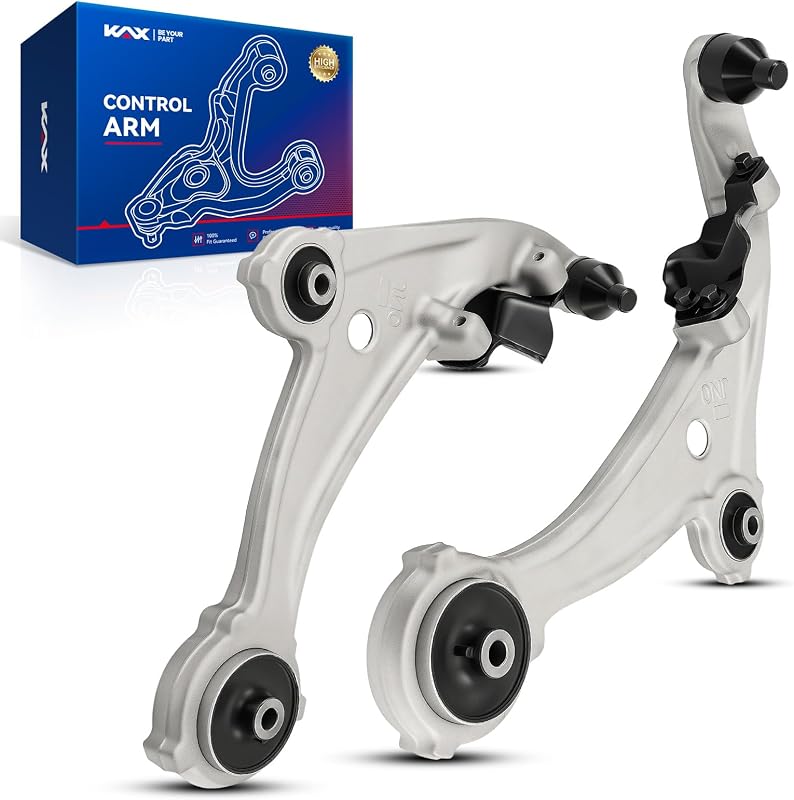 Braços de controle inferiores dianteiros KAX com junta esférica para Nissan Altima 2007–2013 – Par