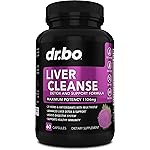 Liver Cleanse Detox Support Supplement - Complete Health Repair Pills with Artichoke, Berberine, Turmeric Herbs - Aid Gallbladder Care Formula Capsules & Natural Milk Thistle Dandelion Supplements