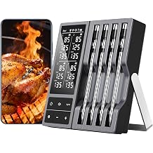 800FT Wireless Meat Thermometer Digital for Grill Smoker BBQ