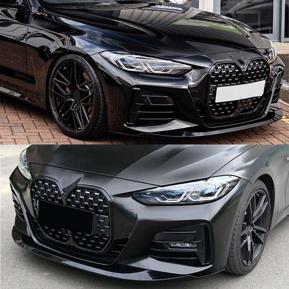 MAXDOM Car Front Lip Gloss Black Fits for 4 Series (G22 G23 2021-2025)