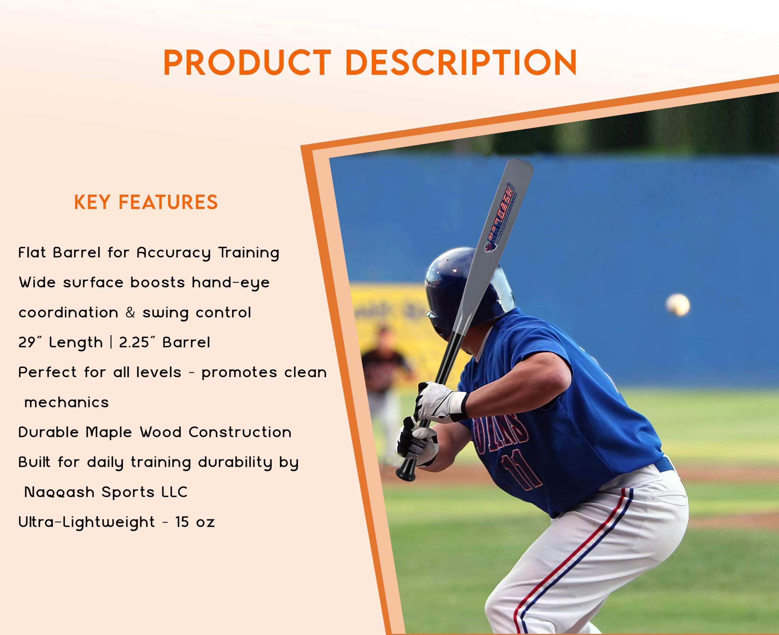 Amazon | フラットハーフパドル 29インチ 野球&ソフトボール