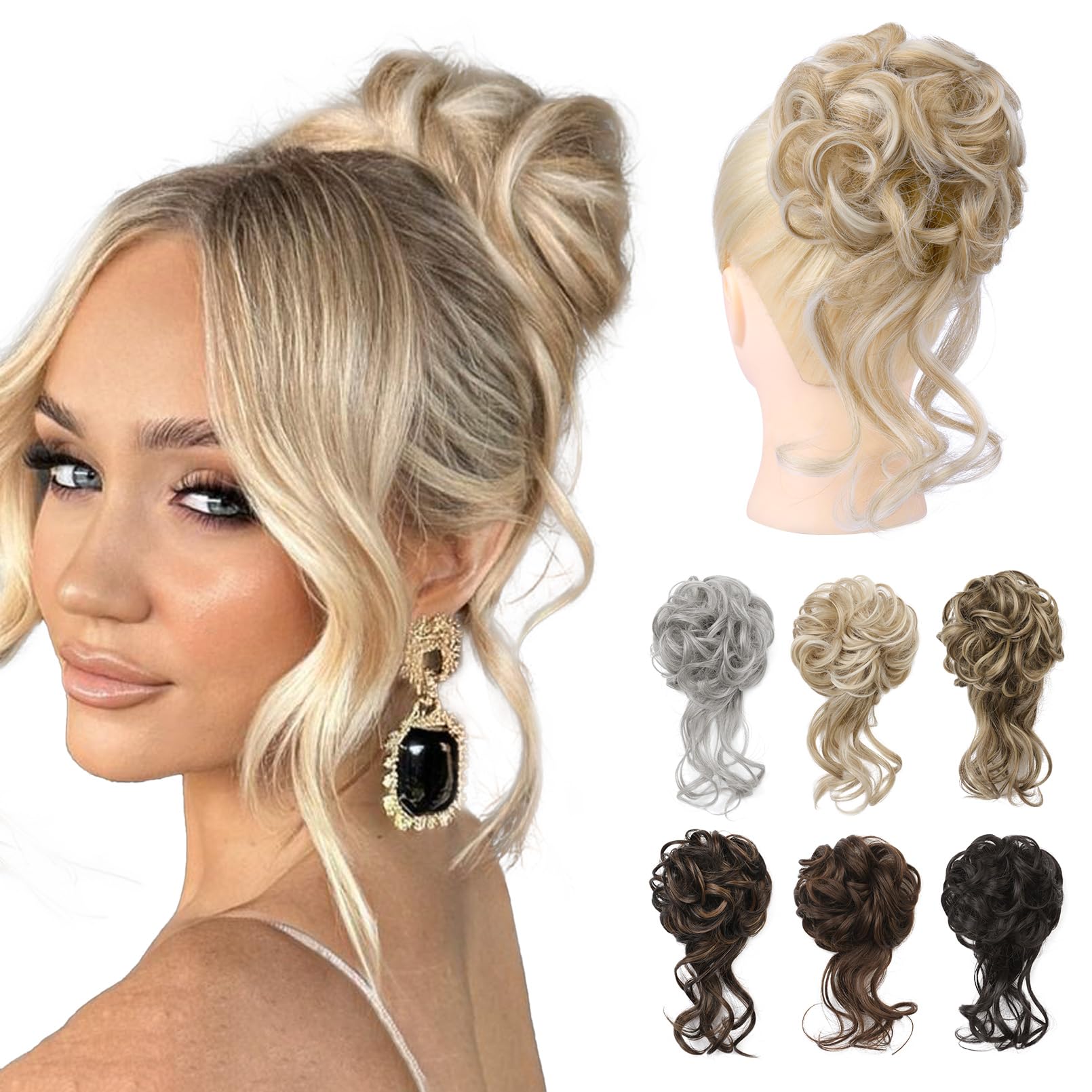 REECHO Messy Bun Hair Piece