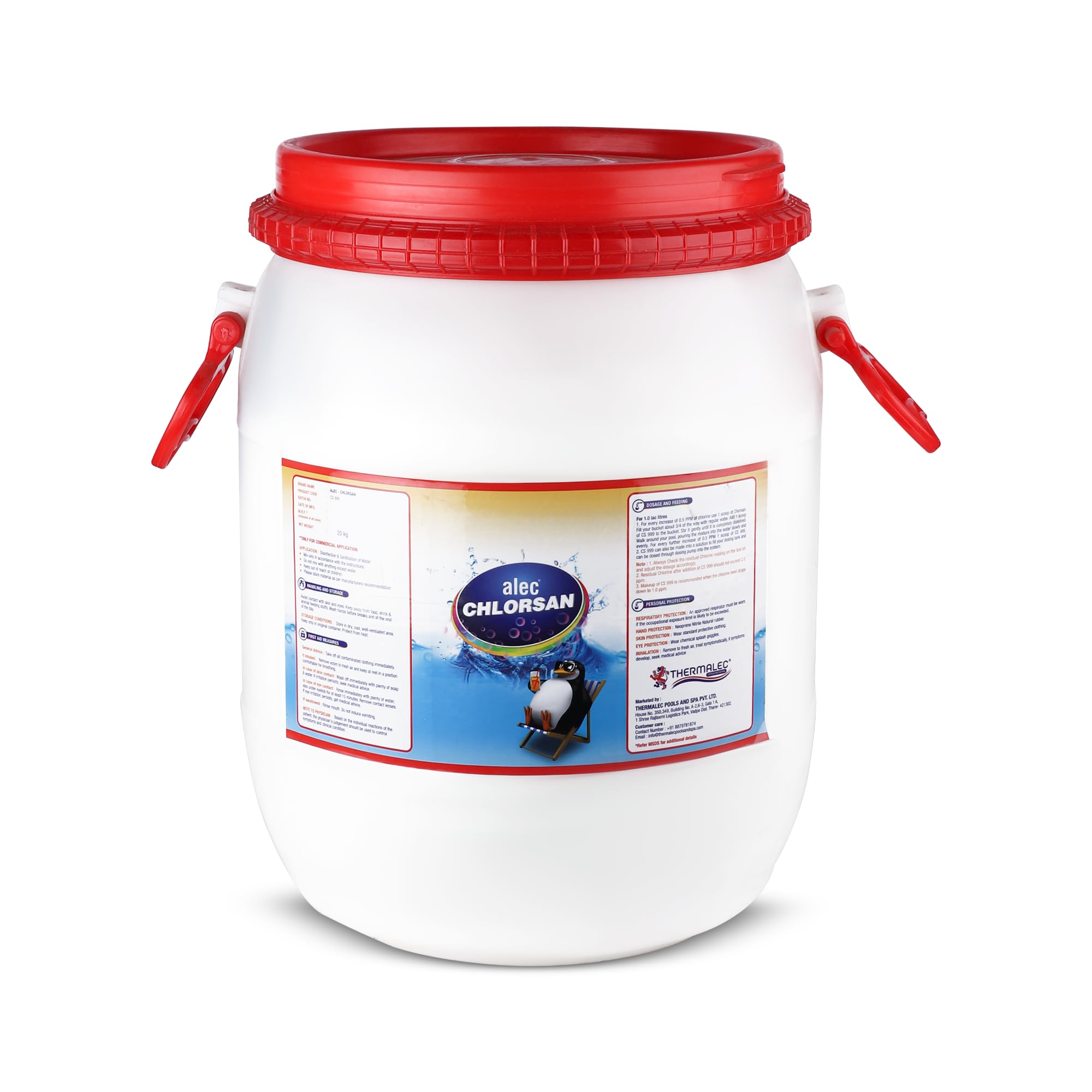 THERMALEC ALEC CHLORSAN | Disinfection & Sanitization The Swimming Pool Water | Premium | Water Treatment | Swimming Pool 20kg (B0CN2ZNX5S) Amazon Price History, Amazon Price Tracker