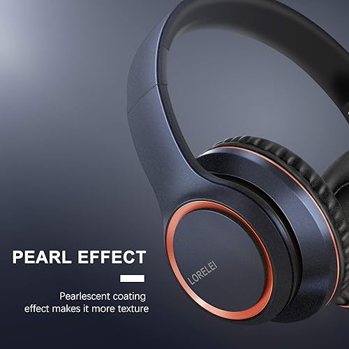 Miniatura 3 de LORELEI X8 Auriculares con cable con micrófono con línea de nailon sin enredos de 4.8 ft y enchufe de 0.138 in, ligeros plegables y portátiles para
