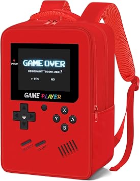 Gamer Backpack for Boys,School Boys Backpack for Kids Children Teens Elementary Middle High School,17" Large Capacity Student Bookbag & Multifunctional Video Game Travel Bag