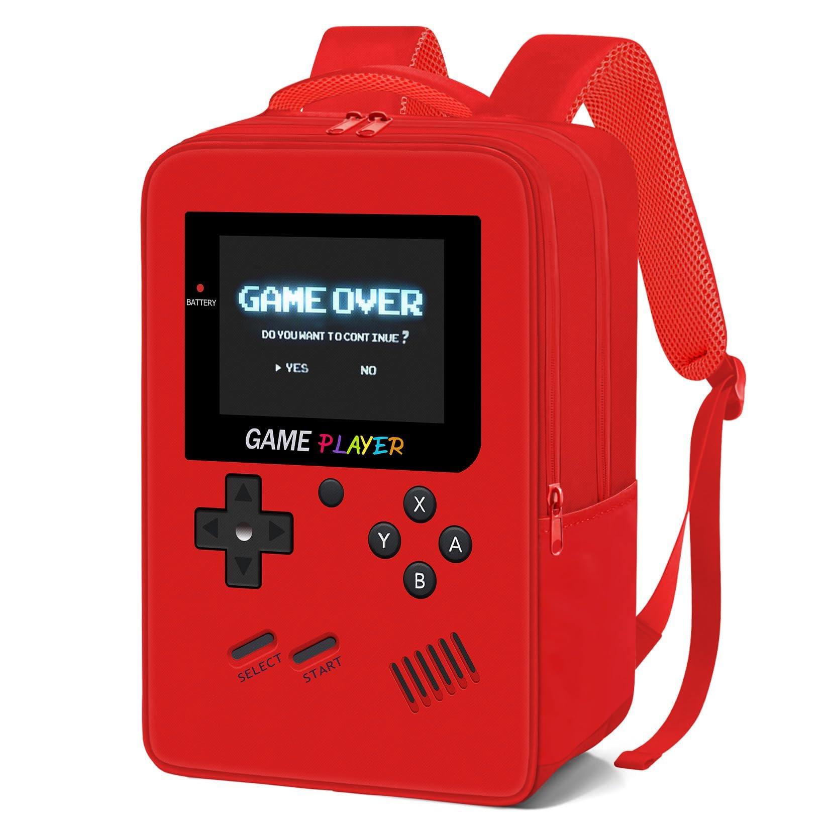 ZHIMEBYE Gamer Backpack for Boys,School Boys Backpack for Kids Children Teens Elementary Middle High School,17" Large Capacity Student Bookbag &