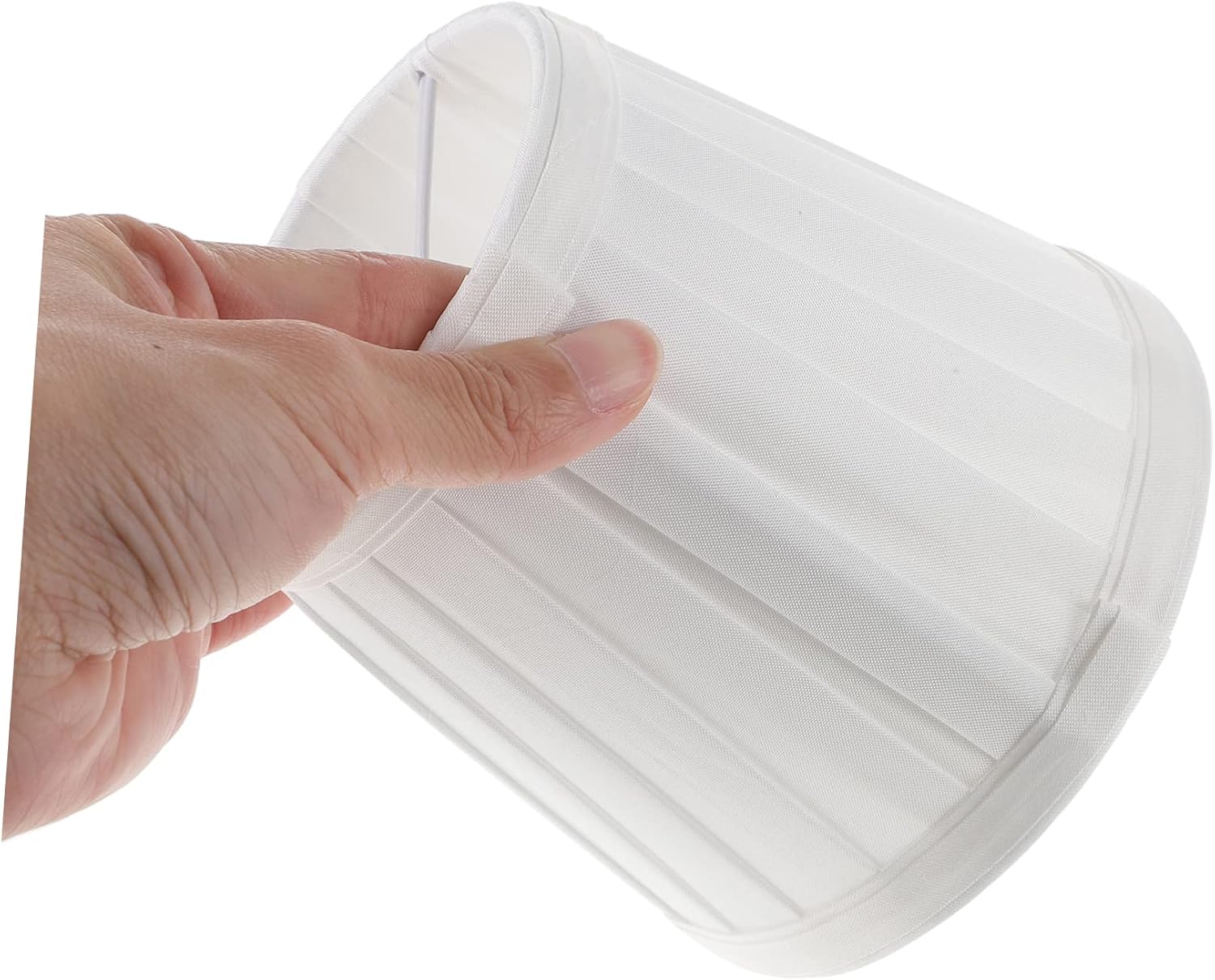 Lampshade Wall Lamp Shade Bulb Cover s Clip on Cute Table Fabric Linen s Drum Table Cover White Cloth Desk Vintage