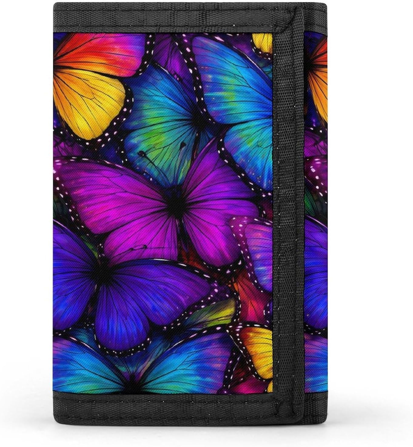 Colorful Butterflies Butterfly Wallet 5 "(L) X 3.3" (W)