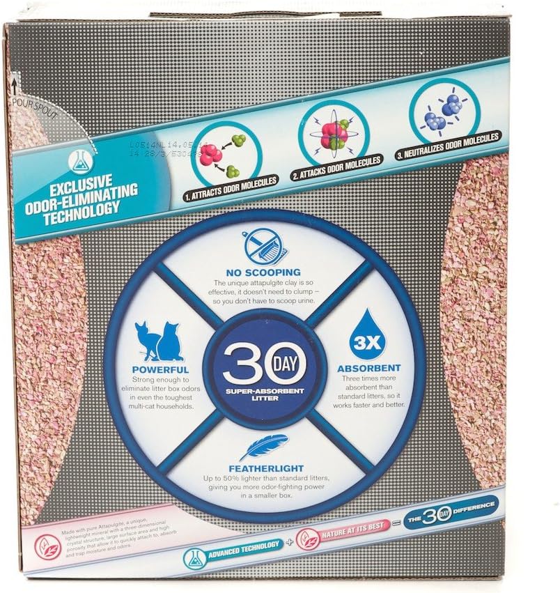 Simple Solution 30-Day Super Absorbent Cat Litter, 9-Pound