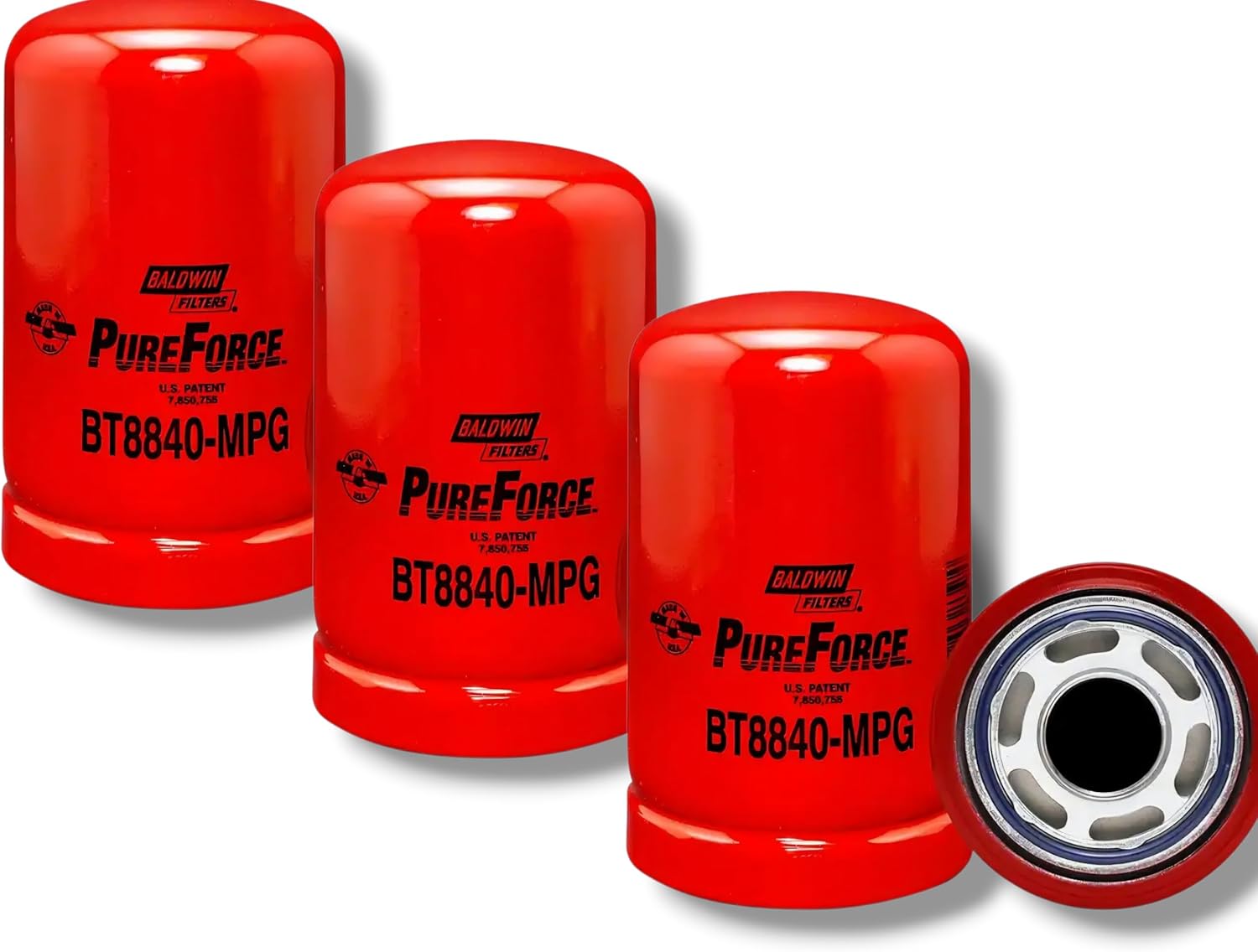 BT8840-MPG (Pack of 3) Medium Pressure Hydraulic Spin-on Filters Replaces A165029; 6630977; 6661248; 81902001