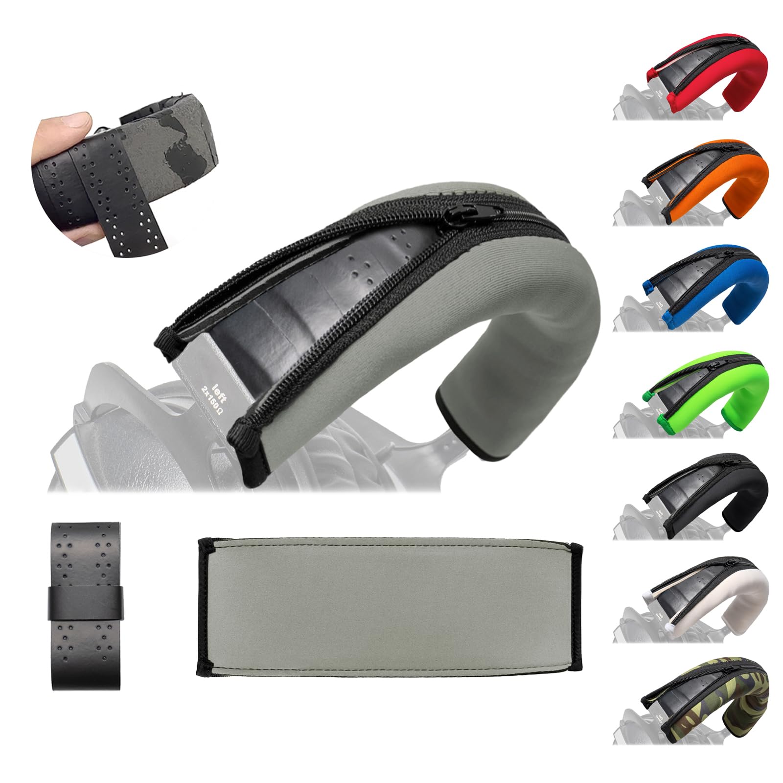 Voarmaks Headphone Headband Cover Cushion Compatible with Beyerdynamic DT 700 770 900 Pro X,DT 770 880 990 Pro,DT 1770 1990 Pro,Tygr 300 R,MMX 300,DT-