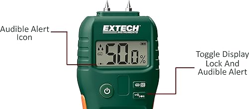 Miniatura 6 de Higrómetro compacto Extech MO50 con pines