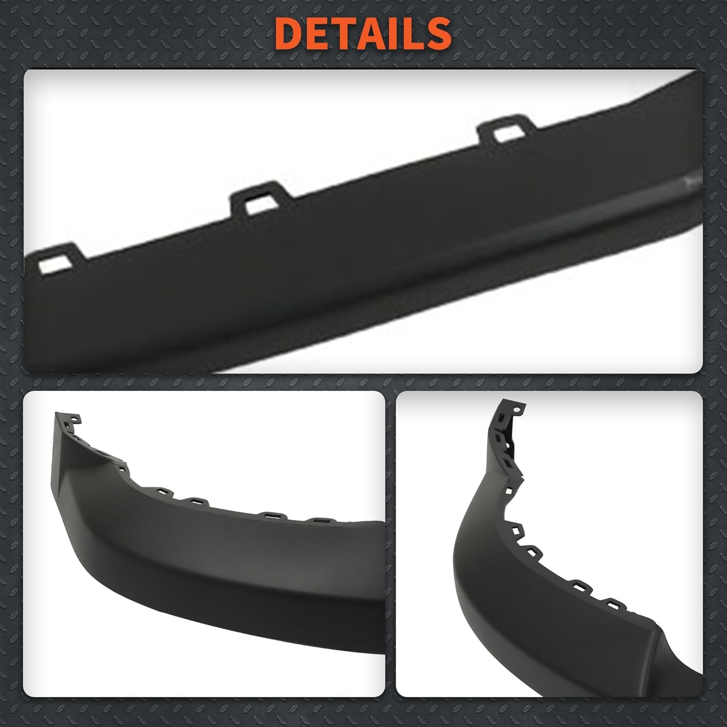 labwork Primed Plastic Front Upper Bumper Cover Replacement for Silverado 1500 2014-2015 23432482 GM1014112C
