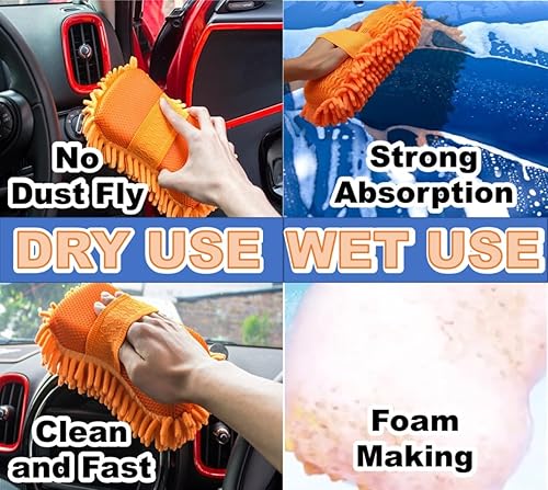 Miniatura 5 de Plumero electrostático para limpieza rápida de superficies sensibles, sin plumas, sin mosca de polvo, cepillo de polvo de escritorio, con microfibra