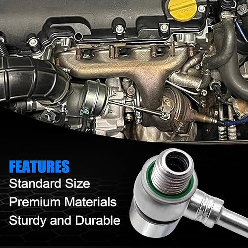 Miniatura 2 de Tubo de alimentación de aceite turbo compatible con Buick Chevrolet Cruze Sonic Encore 1.4L 2011 2012 2013 2014 2015 2016 2017 2018 Reemplazar