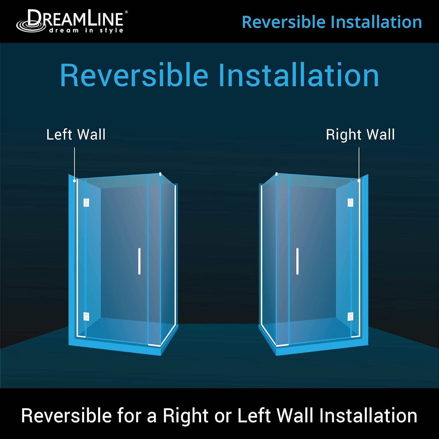 DreamLine Unidoor-X 58 in. W x 30 3/8 in. D x 72 in. H Frameless Hinged Shower Enclosure in Brushed Nickel, E1302230-04
